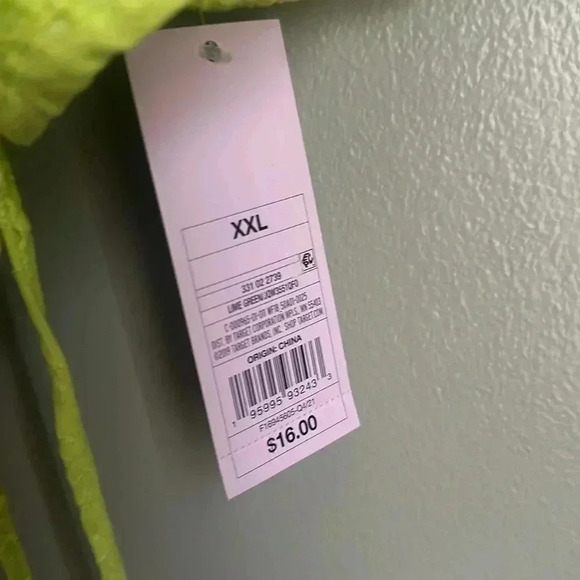 Wild Fable Puff Sleeve Keyhole Lace Up Back Crop Top - Picture 6 of 8